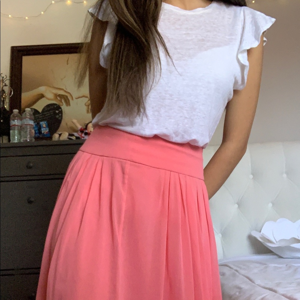 White House Black Market Pink Skirt